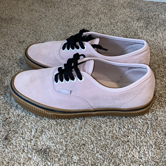 Vans Authentic Suede Gum Bottom Pink Sneakers - Picture 2 of 8